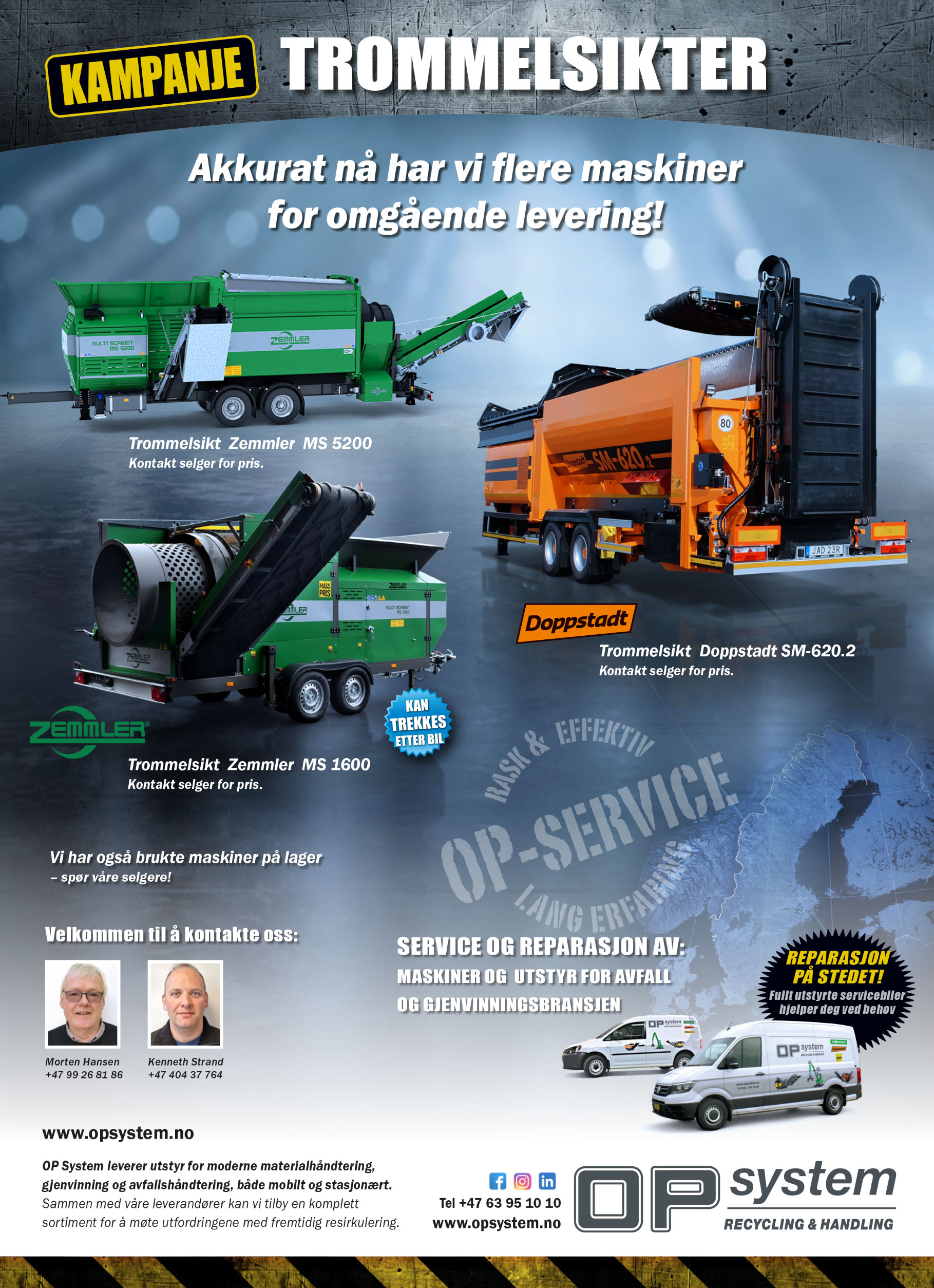 Trumsikt kampanj NO 2024 Hensidan